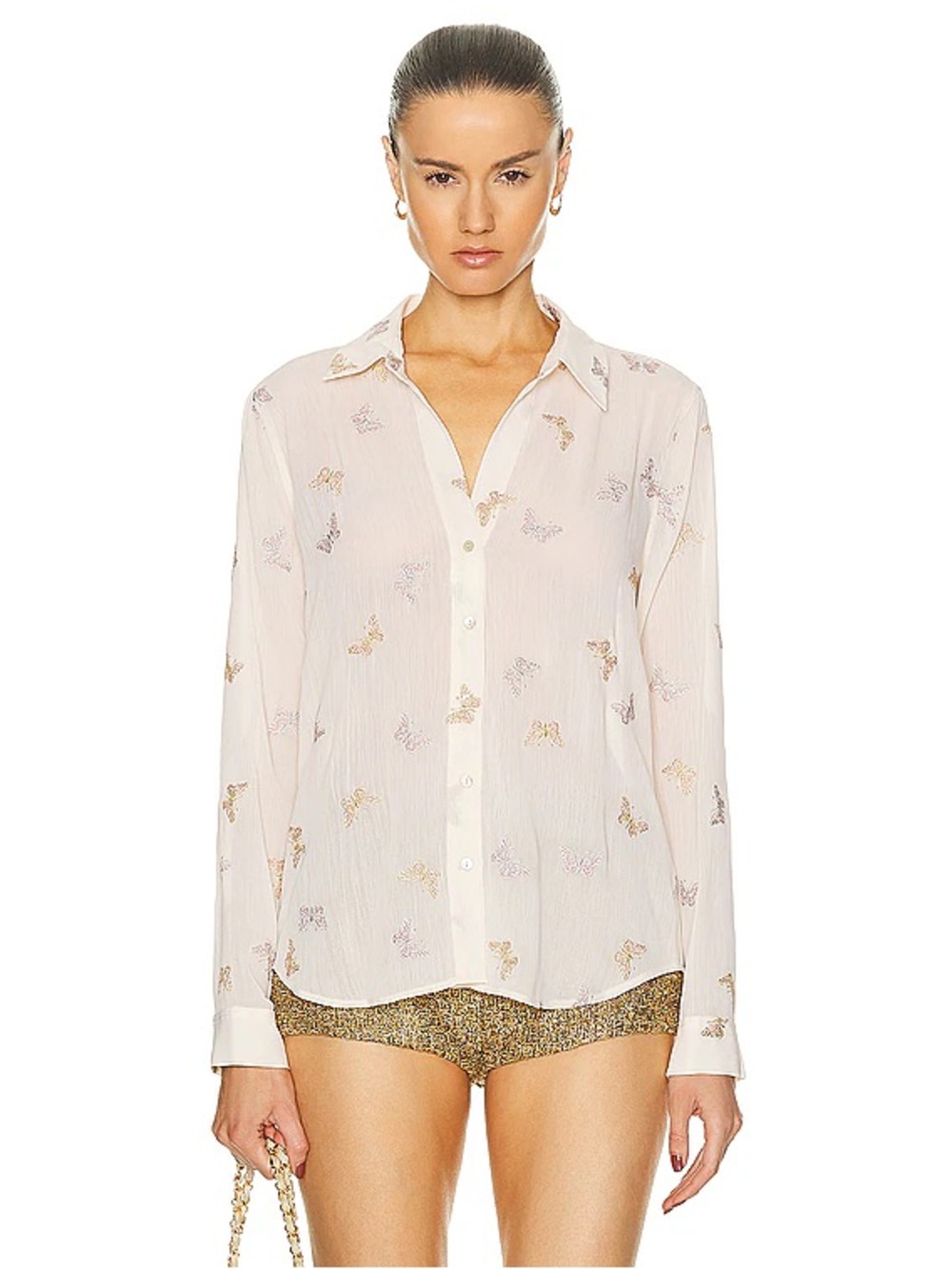 L’Agence Butterfly Button Up